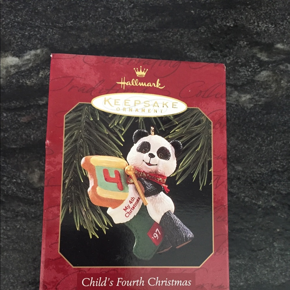 Hallmark Keepsake Ornament My 4th Christmas